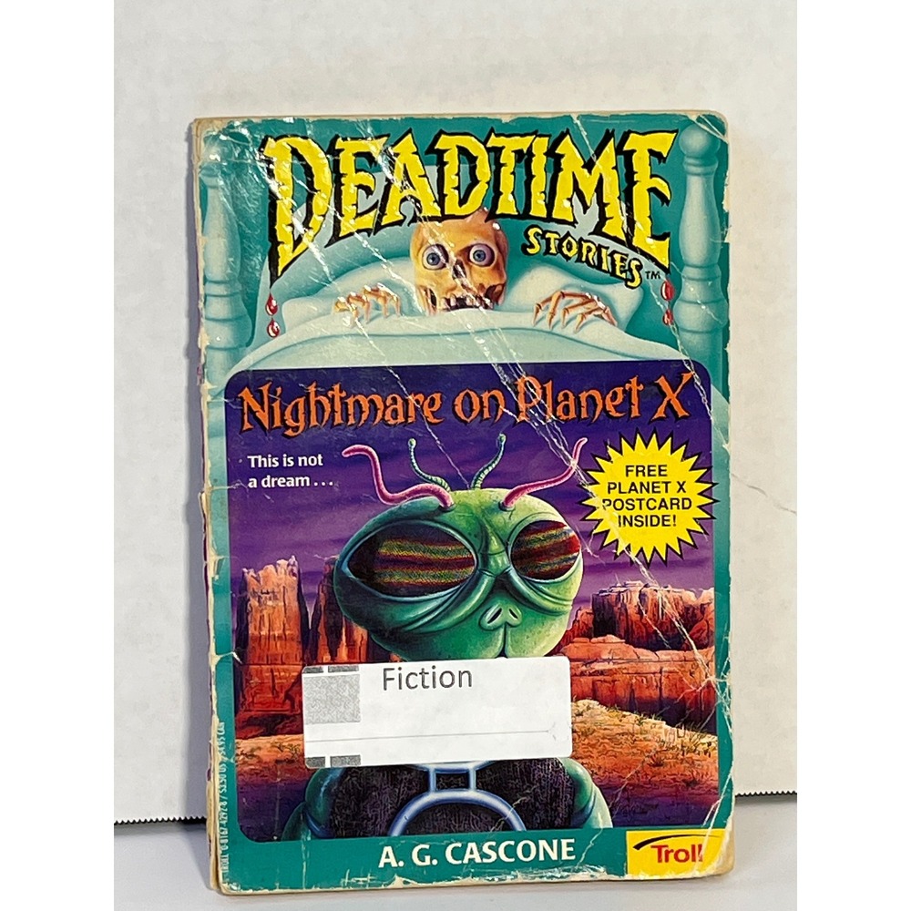 Vintage Deadtime Stories Nightmare on Planet X A.G. Cascone 1997 Troll Paperback